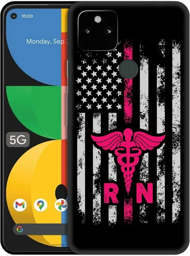 Vista 19 de GlamCase for Google Pixel 5a 5G, Pixel 5a Case - Basketball On Fire Printed Cute Slim Fit Hard Plastic Protective Designer Back Phone Case/Cover for