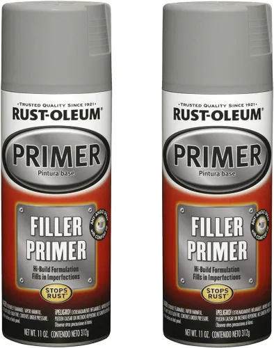 Vista 4 de Rust-Oleum 249279 Spray de imprimación de relleno automotriz, 11 onzas, gris