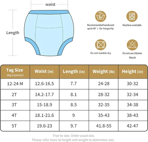 Vista 5 de BIG ELEPHANT Pantalones de entrenamiento para niños pequeños