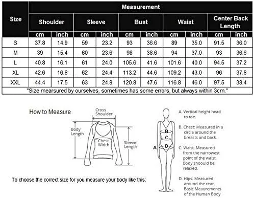 Vista 6 de HOTOUCH Camisón de manga larga para mujer, con estampado lindo, suave, hasta la rodilla, pijama para dormir