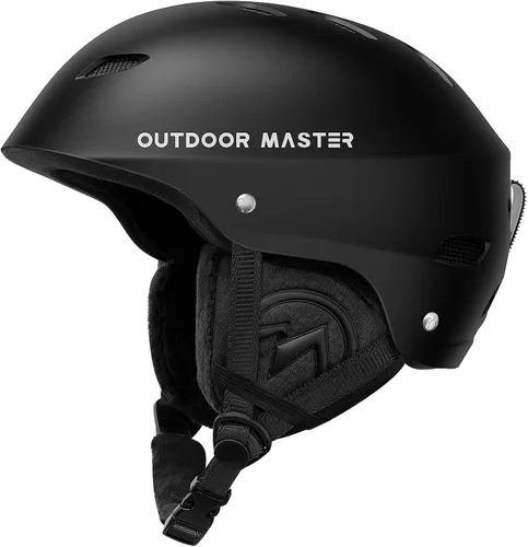 Vista 28 de OutdoorMaster Kelvin - Casco de esquí y snowboard para hombres, mujeres y jóvenes Adjustable Dial Fit Snow Helmet with ASTM Certified,14 Vents for