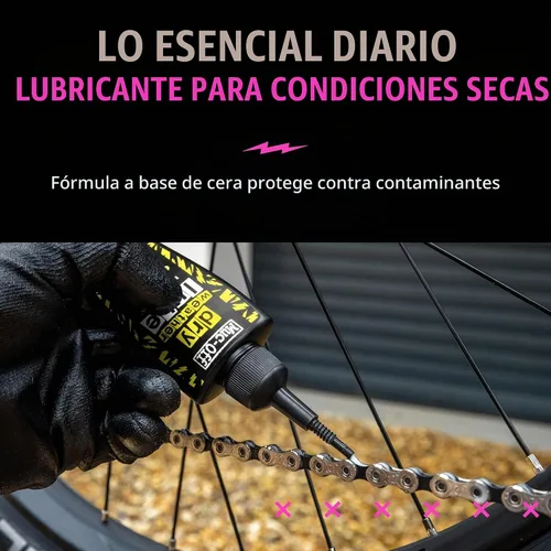 Vista 3 de Lubricante de cadena seca Muc-Off de un color, 1.7 fl oz
