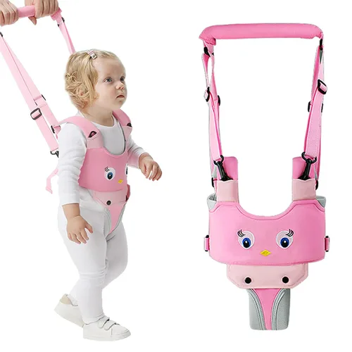 Vista 14 de IULONEE Andador de bebé, arnés de mano para niños pequeños, ayudante, cinturón protector, para actividades infantiles, ajustable, de pie, ayudante