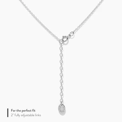Vista 7 de BENIQUE Collar delicado para mujeres y niñas plata de ley 925 maciza o metales rellenos de oro de 14 quilates cadena fina colgante significativo
