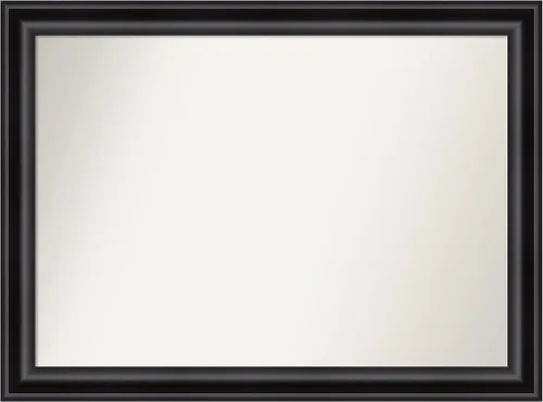 Vista 46 de Amanti Art Espejo personalizado, espejo de baño negro puente, espejo de pared o espejo de tocador de baño sobre el fregadero (26 x 26 pulgadas)