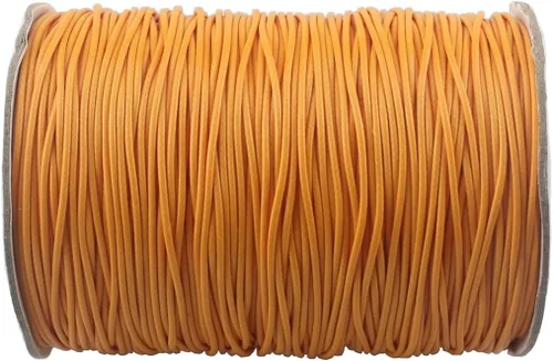 Vista 26 de Cordón de poliéster encerado para hacer joyas, cuerda encerada con carrete para hilo de manualidades (negro, 0.020 in (150 yardas))
