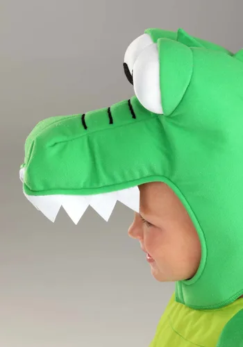 Vista 4 de Disfraz de Cocodrilo Tonto para Niños Pequeños Multicolor