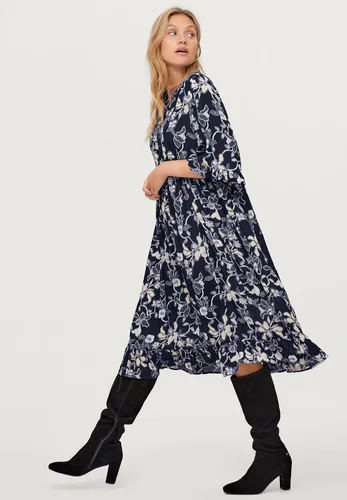 Vista 5 de ellos Vestido imperio con volantes en talla grande para mujer