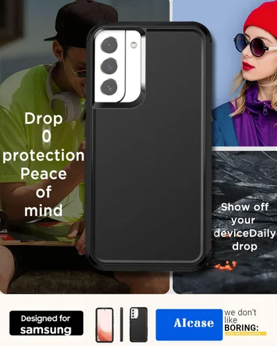 Vista 5 de Funda AICase para Galaxy S22 Plus, Funda Resistente para Bolsillo, Protección Duradera a Prueba de Golpes/Anti-Caída/A Prueba de Polvo para Samsung