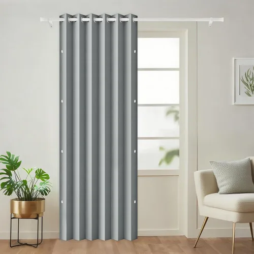 Vista 58 de Cortinas plisadas completamente opacas con cierre magnético, 72 pulgadas de largo, para interiores y exteriores, 1 panel, 45 pulgadas de ancho x 72