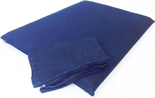 Vista 11 de Lujosa cama para perros de espuma viscoelástica con almohadilla sólida y funda interior impermeable y fundas externas para perros pequeños y Beige