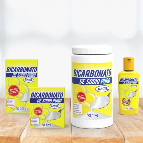Vista 5 de Racel Bicarbonato de sodio puro 35.27 oz (1 kg)