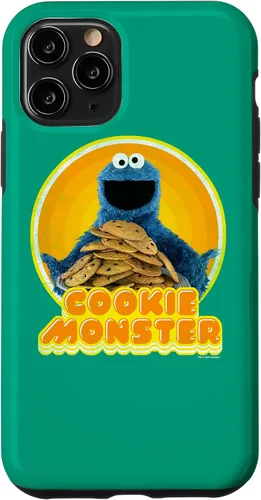 Vista 10 de Funda termoadhesiva para iPhone 14 Sesame Street Cookie Monster