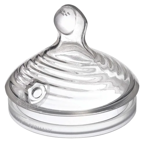 Vista 2 de NUK Simply Natural - Tetinas para biberón de flujo medio, paquete de 2