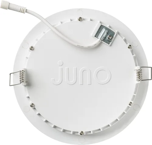 Vista 9 de Juno Luces empotrables LED de 6 pulgadas, luz descendente de oblea redonda 5 en 1, temperatura de color blanco conmutable, 120 voltios, borde