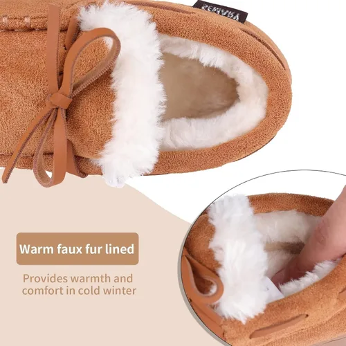 Vista 3 de Mocasines para niños pequeños con suela de espuma viscoelástica para interiores y exteriores, U722WLFX-0914