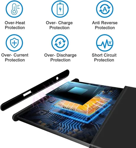 Vista 4 de DDONG Para LG Fortune M153 Fortune 2 LMX210CM, K8 2017, LV3 Batería de repuesto BL-45F1F 2500mAh