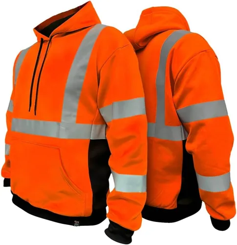 Vista 8 de SafetyShirtz SS360 ANSI Clase 3 Tipo R Sudaderas con Capucha Gráfica