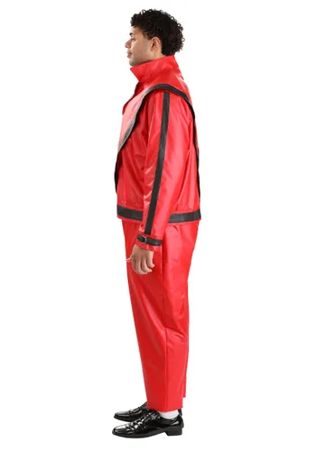 Vista 4 de Disfraz de Michael Jackson Thriller para Hombre Talla Plus Multicolor