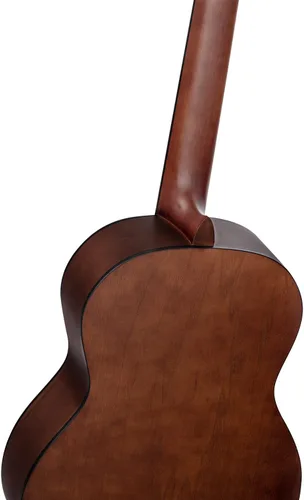 Vista 7 de Ortega Student Series Pro - Guitarra clásica de nailon de 6 cuerdas de tamaño completo, parte superior de abeto Engelmann sólido, satén natural (R55)