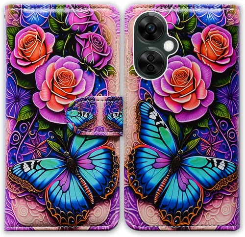 Vista 28 de Bcov Funda para Oneplus Nord N30 5G, diseño de pájaro negro y verde con tapa para teléfono con ranura para tarjeta y soporte para OnePlus Nord N30 5G