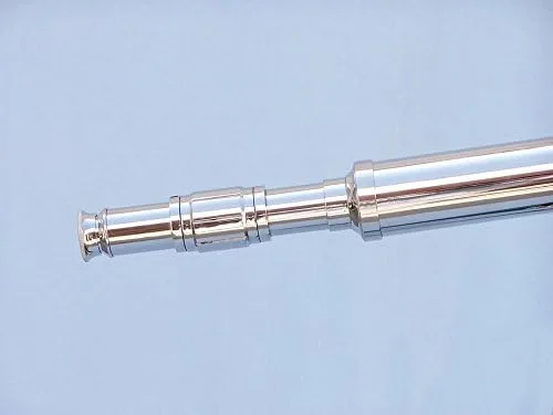 Vista 4 de Nauticalmart Telescopio maestro de puerto cromado de pie de 60 pulgadas Regalo coleccionable, perfecto para regalos de Navidad y vacaciones