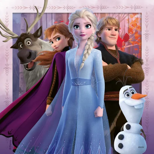 Vista 5 de Ravensburger Rompecabezas de Frozen 2 de Disney – vibrante juego de valor 3 en 1 Cada caja contiene 3 rompecabezas únicos de 49 piezas Hecho a