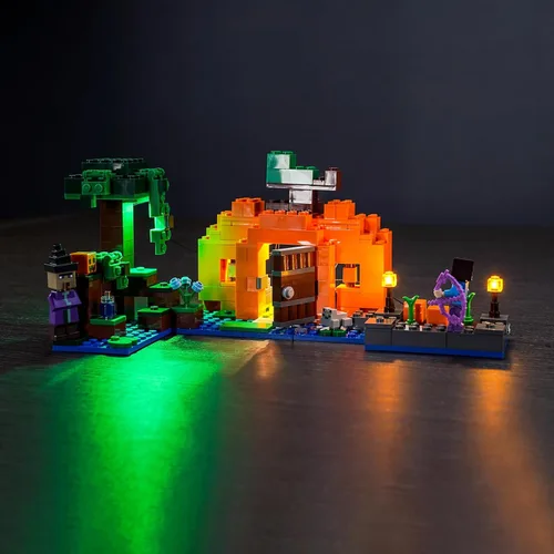 Vista 6 de BrickBling Kit de luces compatible con Lego The Axolotl House 21247, iluminación LED creativa