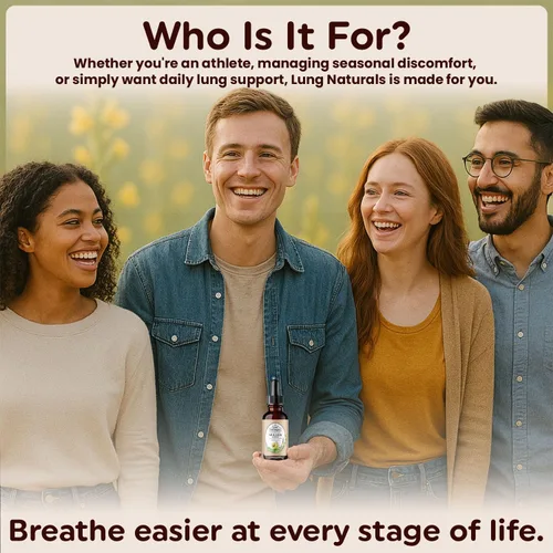 Vista 7 de Lung Naturals Gotas de gordolobo - Extracto concentrado de hoja de gordolobo 10:1 - Apoya la salud respiratoria diaria, sin alcohol, 60 porciones