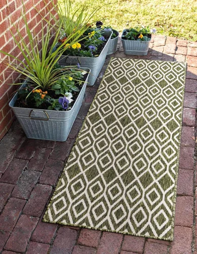 Vista 46 de Jill Zarin Outdoor Collection - Alfombra de área - Turcas y Caicos (2' 2" x 3' 1" Rectángulo Beige/Marrón)