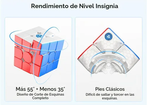 Vista 5 de Cuberspeed GAN 356 M E V2 3x3 Magnético 2025 Flagship Speed Cube GAN 356 M E Pro con 48 imanes GES Pro+ Personalizado 12 ajustes de tensión Versión