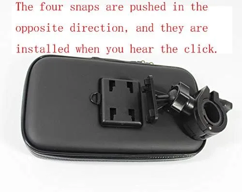 Vista 5 de Soporte para bicicleta resistente al agua con GPS, funda para manillar de bicicleta para iPhone 16 Pro iPhone 11 XR Samsung Galaxy S25+ S23 FE S20