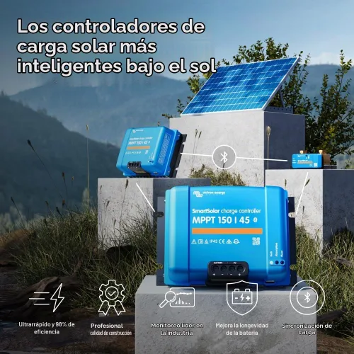 Vista 2 de Victron SmartSolar Charge Controller (150V 45A Tr)