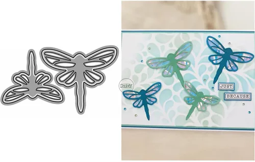 Vista 20 de DzIxY Juego de troqueles de corte de metal para tarjetas con diseño de pájaros, troquelados, plantillas de máquina para álbumes de recortes