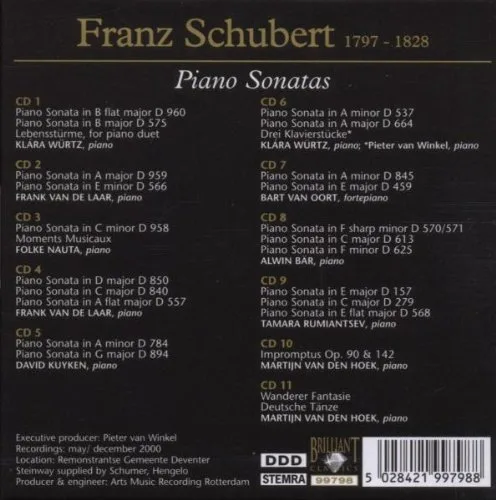 Vista 2 de Schubert Piano Sonatas Complete Impromptus Moments Musicaux