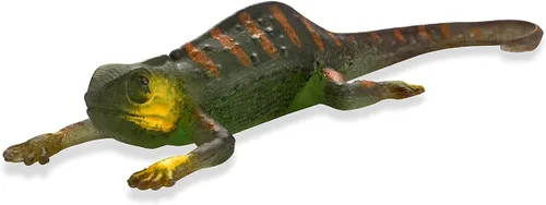 Vista 5 de Paquete de 12 figuras de animales de lagarto, juego de juguetes de reptiles de 6 pulgadas que cambian de color y elástico, para fiestas temáticas