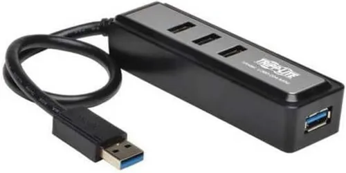 Vista 12 de Eaton Tripp Lite U360-004-SLIM Hub USB 3.0 portátil delgado de 4 puertos con cable integrado