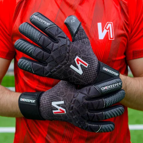 Vista 2 de ONEKEEPER C-TEC - Guantes de portero de nivel profesional para niños, jóvenes y adultos, guantes de portero de fútbol GK Látex de contacto