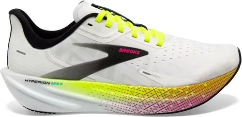 Vista 2 de Brooks Hyperion Max, Blanco, negro, vida nocturna