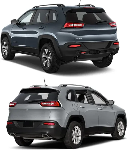 Vista 3 de Par de reflectores de parachoques trasero compatibles con Jeep Cherokee 2014 2015 2016 2017 2018 Accesorios 68105145AC,68105145AC