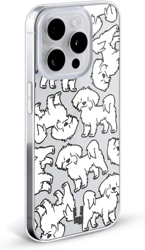 Vista 52 de Head Case Designs Airedale Terrier - Funda de gel suave con 4 patrones de razas de perro [protección de grado militar] compatible con Apple iPhone 7
