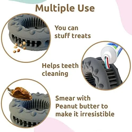 Vista 5 de SIMENA Juguete masticable resistente para perros masticadores agresivos, juguete natural para dentición para razas medianas, juguete masticable