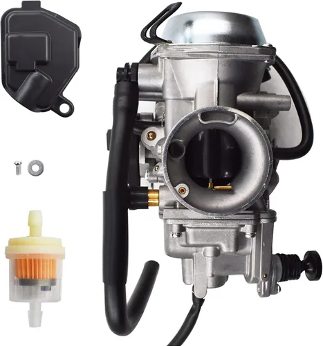 Vista 4 de Carburador 16100-HN2-013 Carb apto para Honda Foreman 500 TRX500FE TRX500FM TRX500FM TRX500FPE TRX500FPE TRX500FPE TRX500FPM TRX500FPM TRX500TM