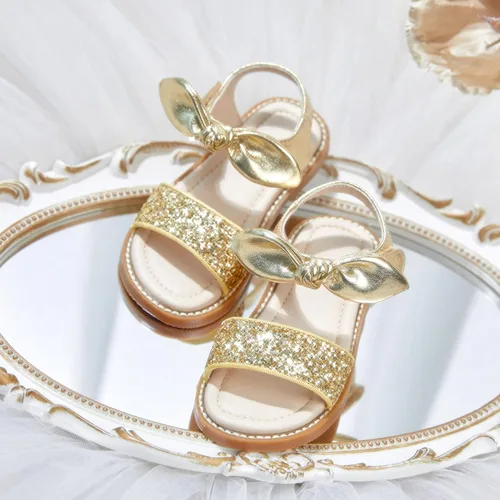 Vista 5 de Kiderence Sandalias para niñas pequeñas, zapatos de verano para niñas pequeñas