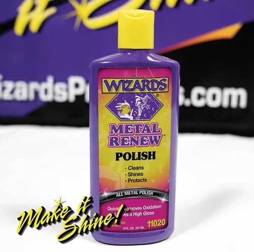 Vista 5 de Wizards Esmalte de metal crema Renovar - Limpia, brilla y protege todos los metales - Pulidor de corte rápido crema y limpiador de acero inoxidable