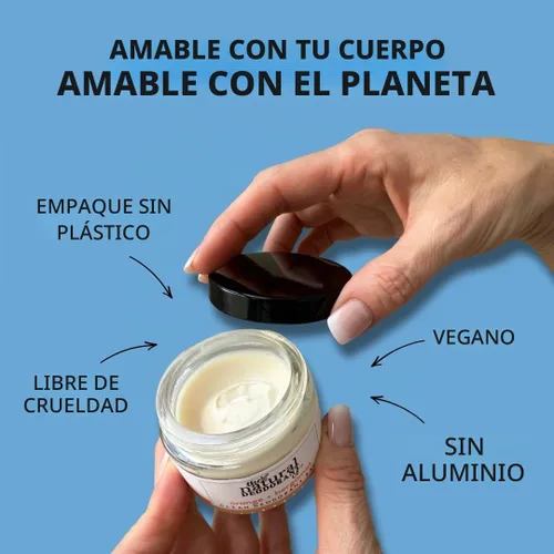 Vista 4 de The Natural Deodorant Co, Crema Desodorante Suave Coco + Karité 1.94 oz