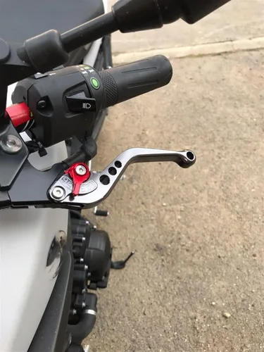 Vista 5 de Palancas manillar para Yamaha XT660R Tenere 2004 2005 2006 2007 2008 2009 2010 2011-2017 CNC Accesorios de motocicleta Palancas de embrague de freno
