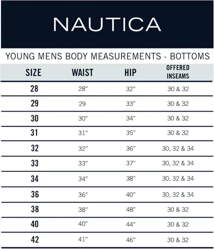 Vista 3 de Nautica Pantalón de sarga elástico para hombre joven