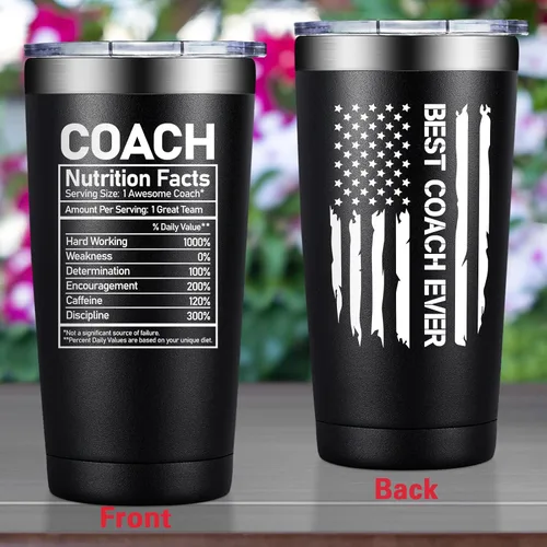 Vista 6 de Grifarny Regalos de Entrenador para Hombres, Mujeres - Vaso Tumbler del Mejor Entrenador de Todos los Tiempos 20 oz - Regalos de Apreciación