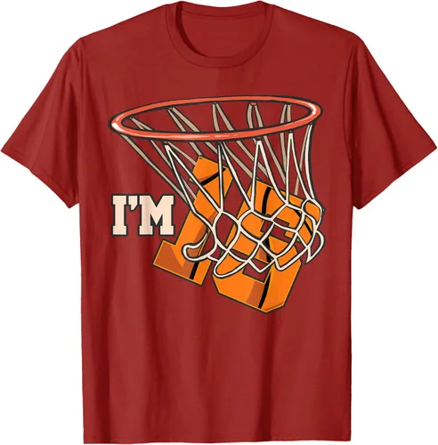 Vista 70 de Camiseta número 15 con temática de baloncesto para fiesta de cumpleaños, Negro, S